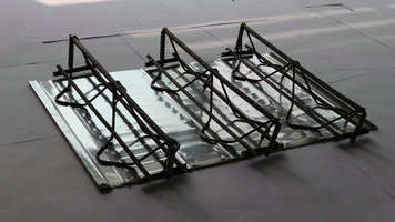 Steel bar truss template