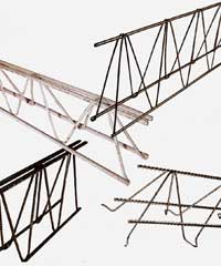 Steel bar truss end product