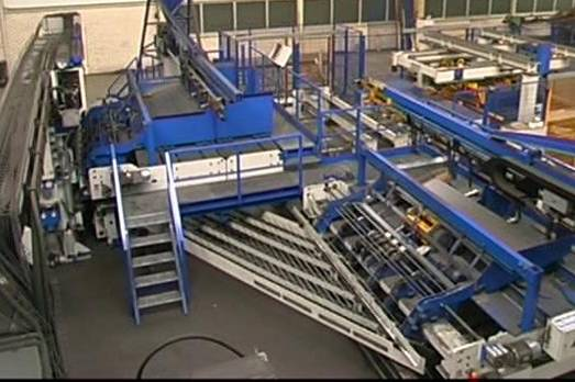 Double silk guard rail network welding apparatus