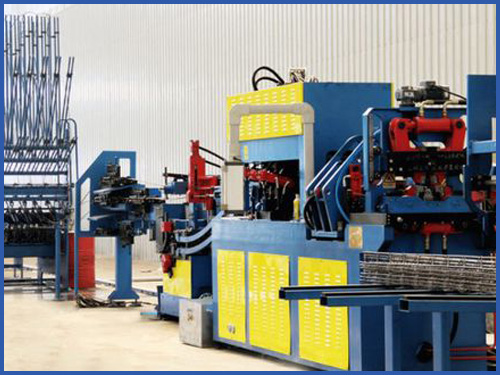 Numerical control steel bar truss welding production line